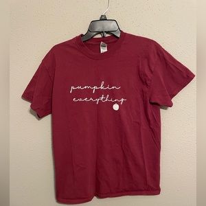 ‘Pumpkin Everything’ Fall T-Shirt. Women’s size medium.